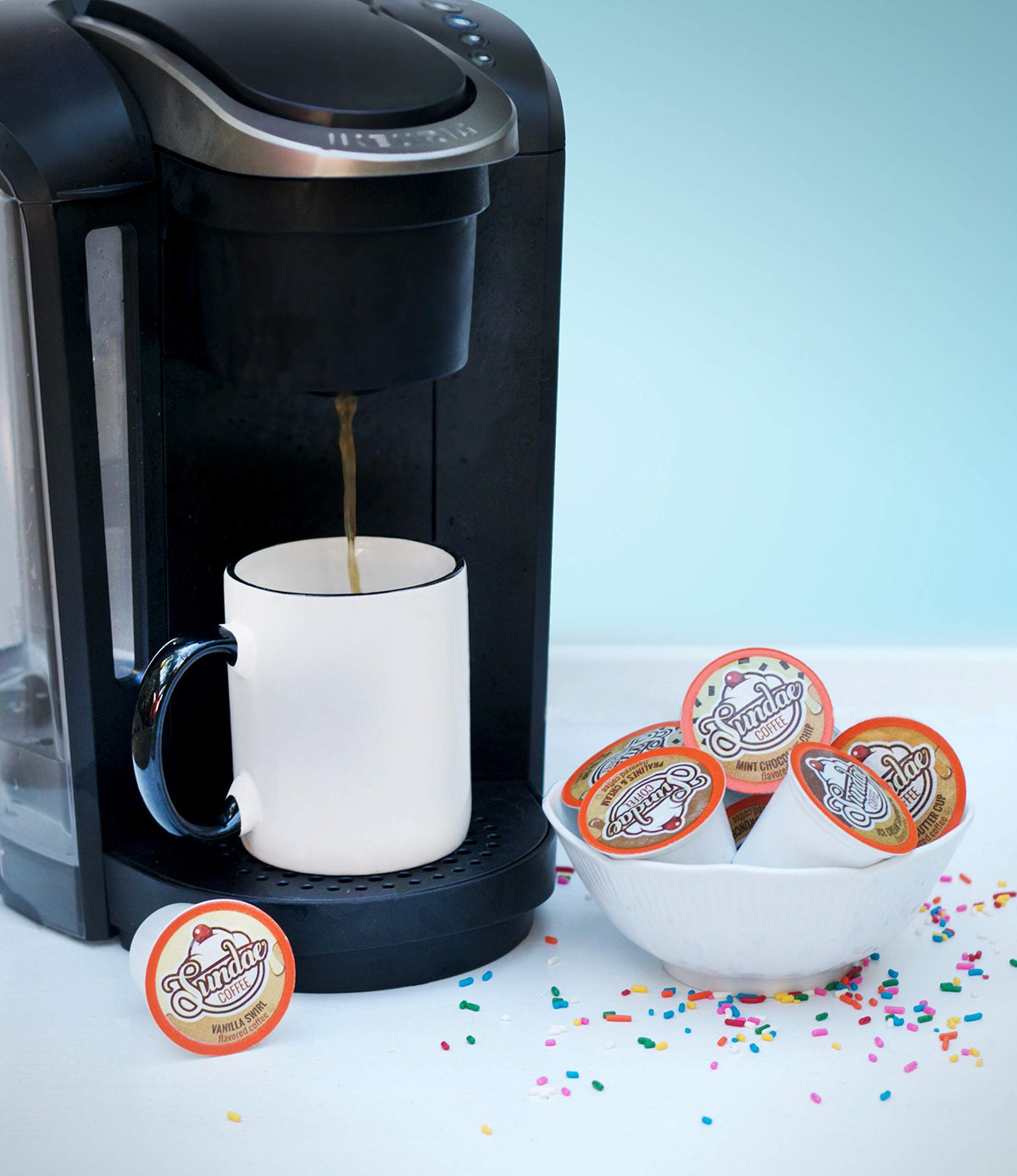 Sundae Ice Cream Flavored Coffee Pods Maple Walnut – 48 Count | Keurig 2.0 Compatible