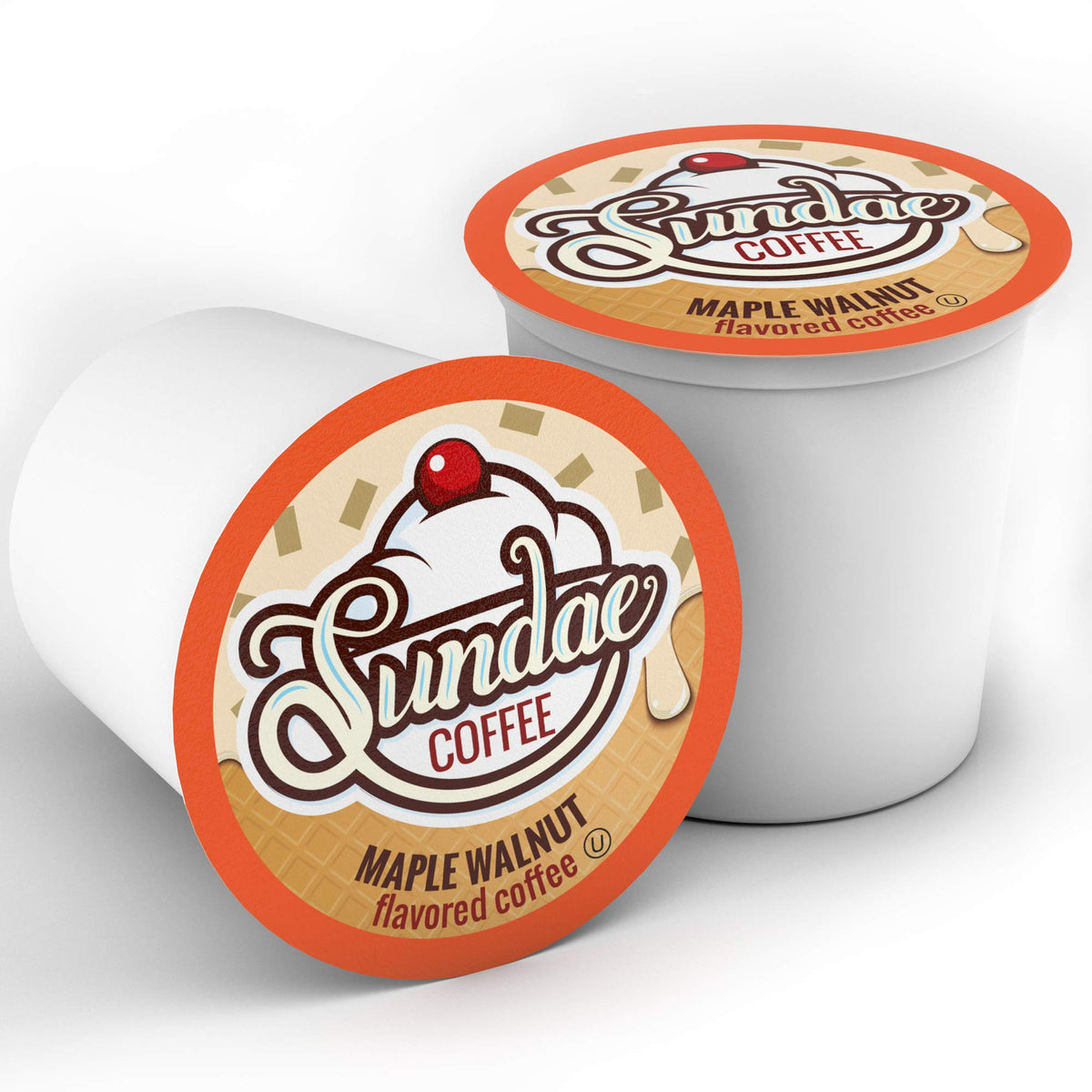 Sundae Ice Cream Flavored Coffee Pods Maple Walnut – 48 Count | Keurig 2.0 Compatible