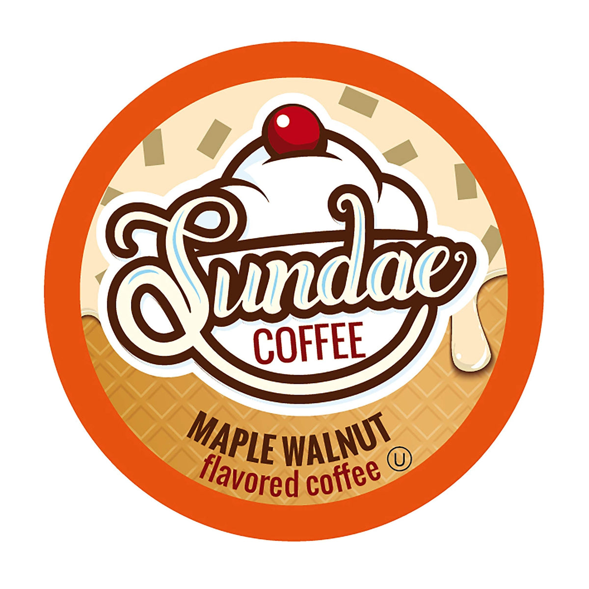 Sundae Ice Cream Flavored Coffee Pods Maple Walnut – 48 Count | Keurig 2.0 Compatible