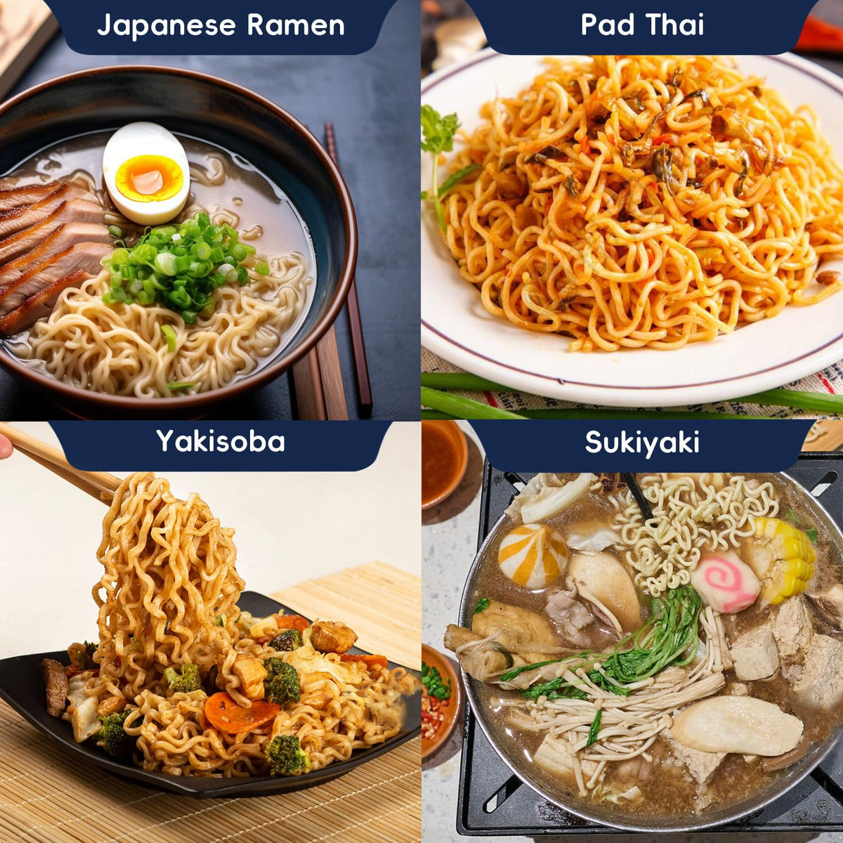 SUNGIVEN Organic Ramen Noodles – Low Sodium, Ready in 3 Minutes, No Additives