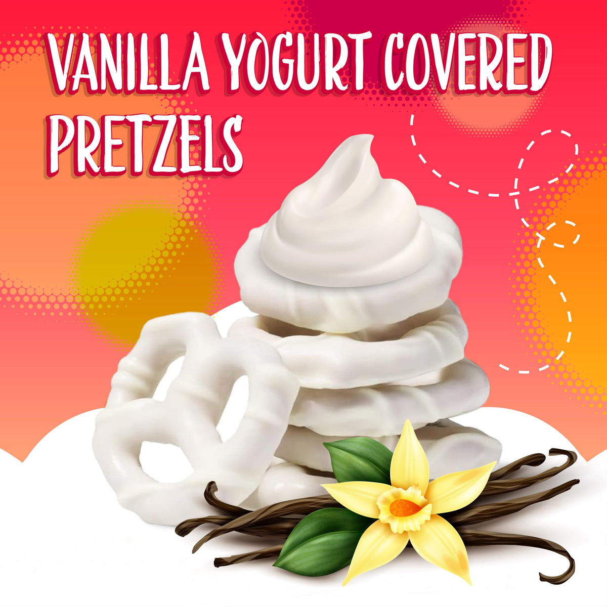 Sunny Island Vanilla Yogurt Covered Pretzels – 2-Pound Bag
