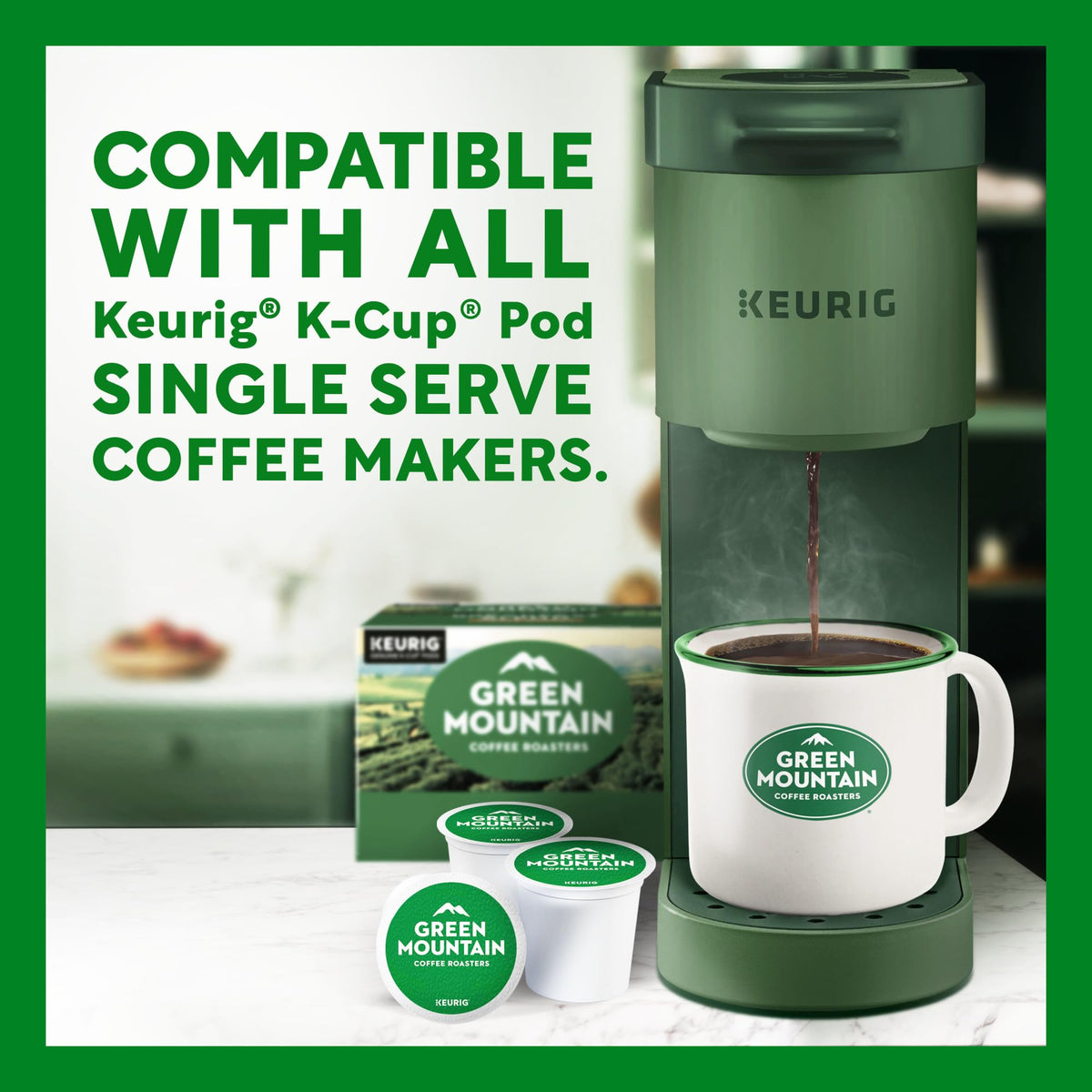 Green Mountain Coffee Roasters Breakfast Blend K-Cup Pods | Light Roast, 48 ct