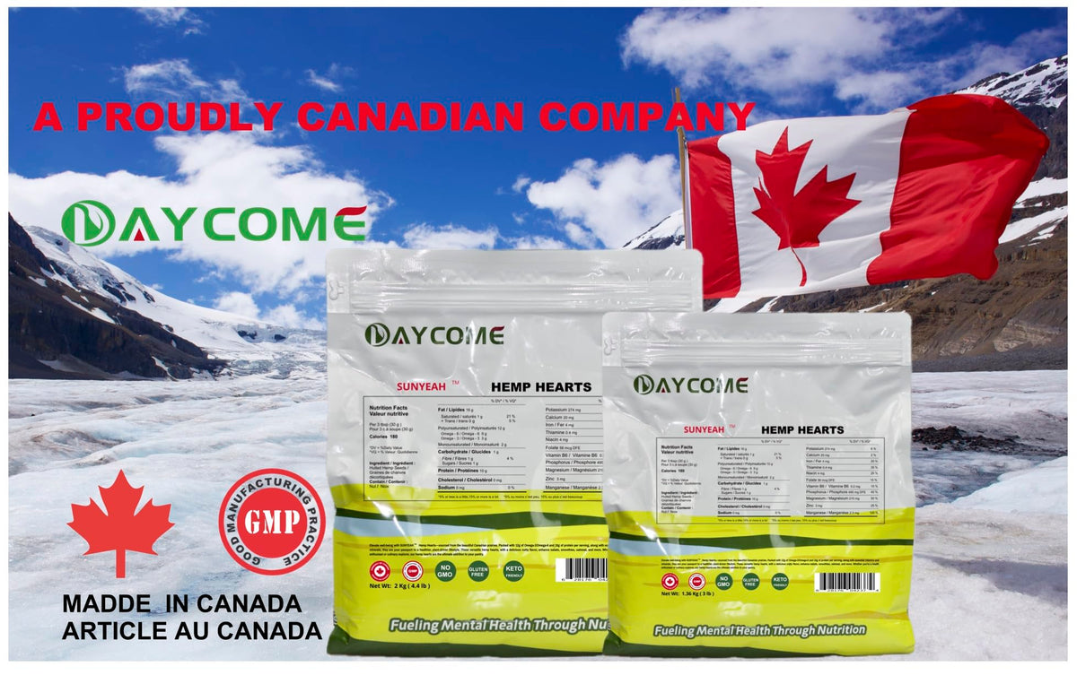 SUNYEAH Canadian Hemp Hearts – 2kg Shelled Hemp Seeds