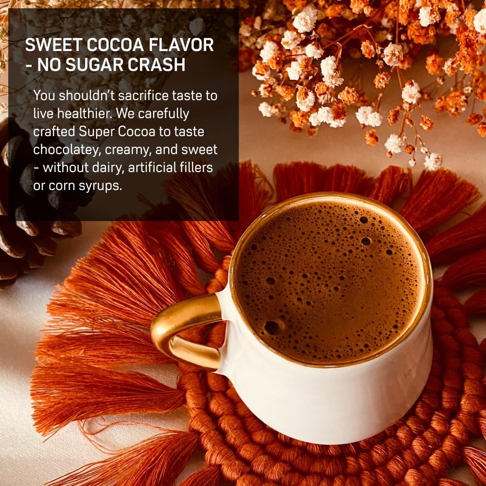 Super Cocoa Coffee Alternative Hot Chocolate Mix – Nootropics for Focus & Memory