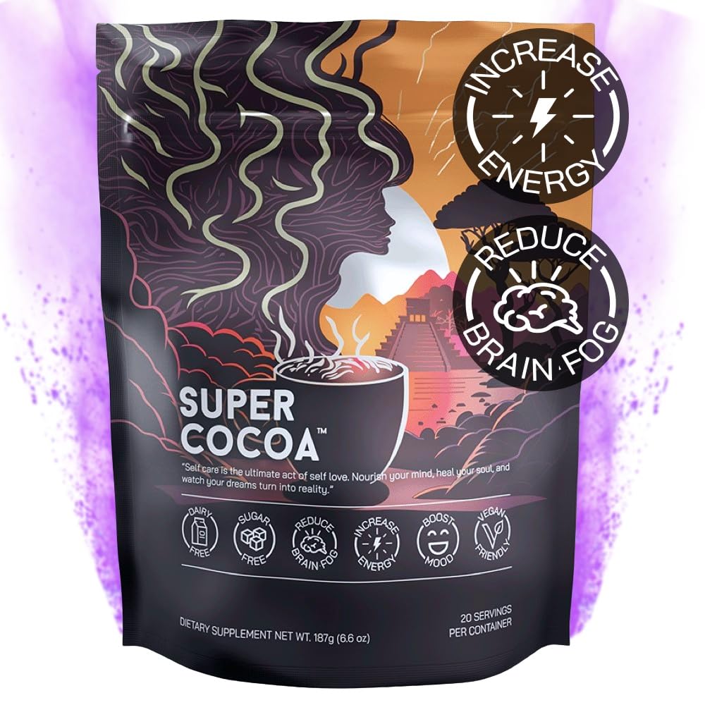 Super Cocoa Coffee Alternative Hot Chocolate Mix – Nootropics for Focus & Memory
