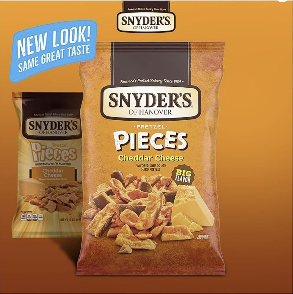 Snyder's of Hanover Pretzel Pieces Variety 12 Pack – Cheddar, Honey Mustard & Onion, Jalapeño | SUPERDEALS