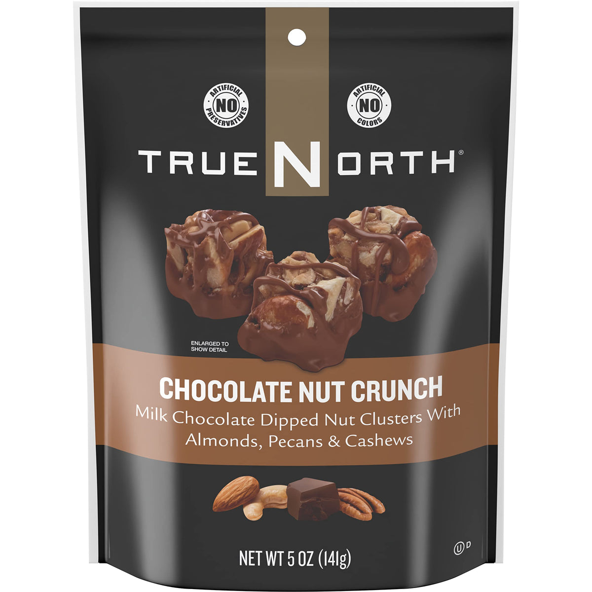 Surgeark True North Nut Clusters – Chocolate Nut Crunch, 5 oz, Pack of 6