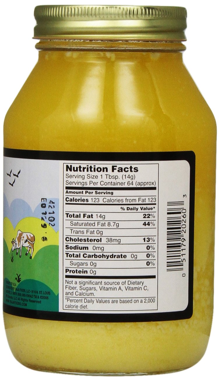 Swad Pure Ghee Clarified Butter – 32 oz for Everyday Cooking