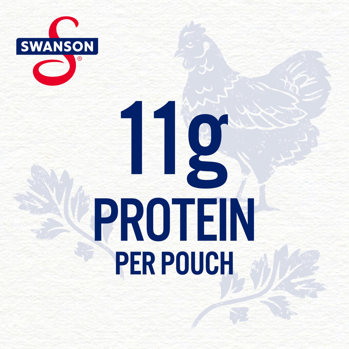SWANSON S Garlic & Herbs White Chunk Chicken – 2.6 oz Pouch (Case of 12)