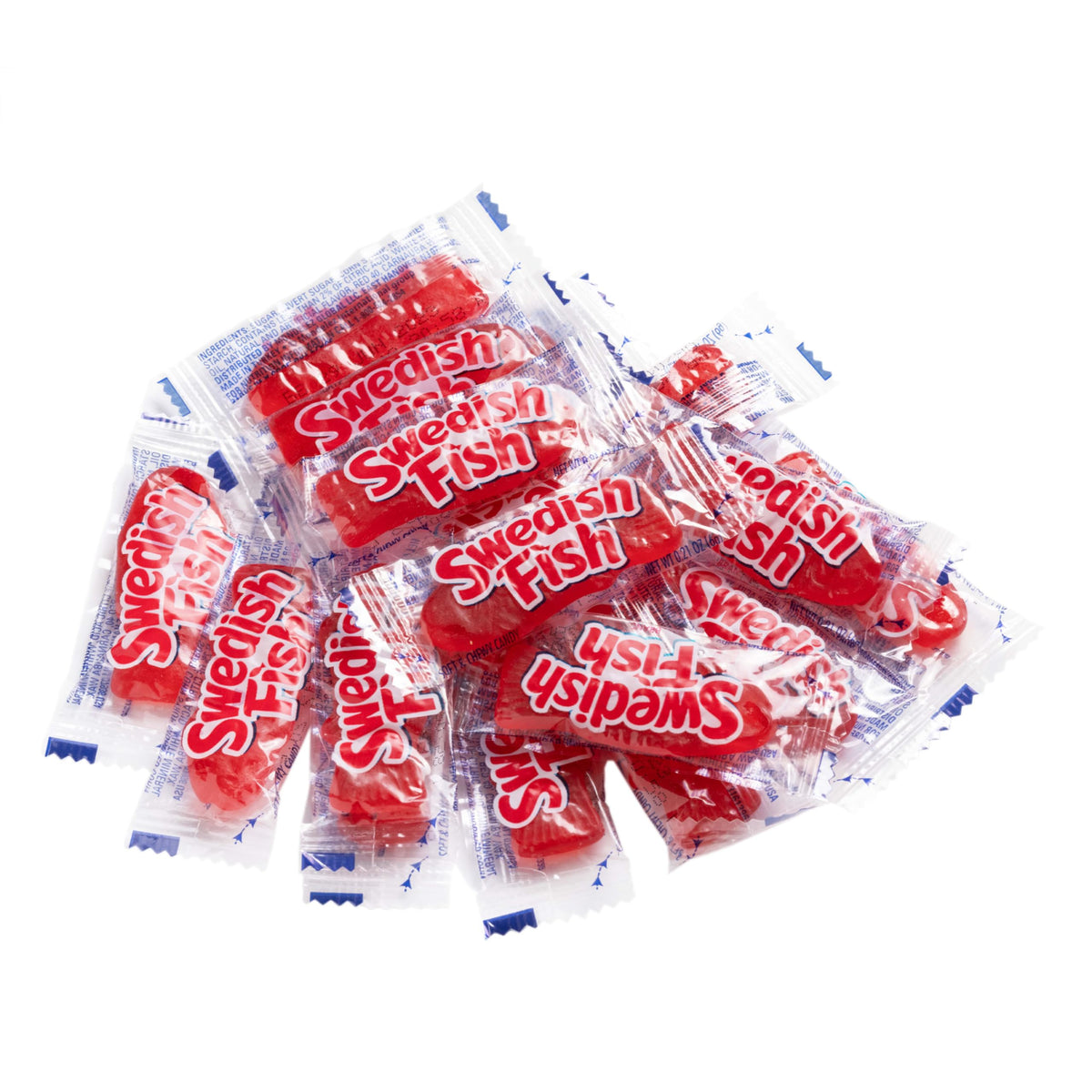 SWEDISH FISH Individually Wrapped Soft & Chewy Gummy Candy - 240 Count Bulk Box