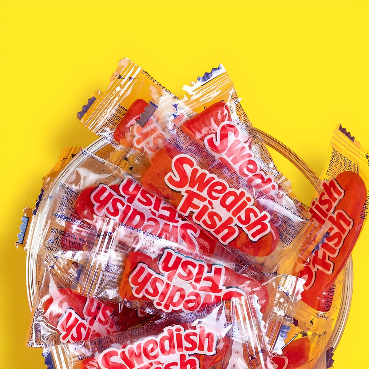 SWEDISH FISH Individually Wrapped Soft & Chewy Gummy Candy - 240 Count Bulk Box