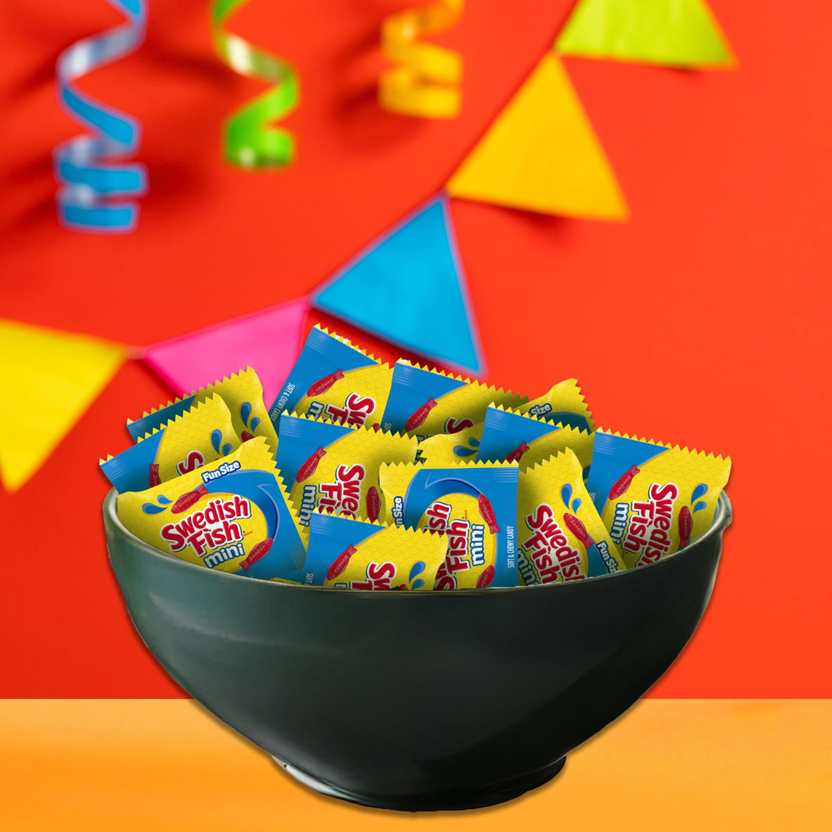 SWEDISH FISH Mini Soft & Chewy Candy – 140 Snack Packs Bulk Candy