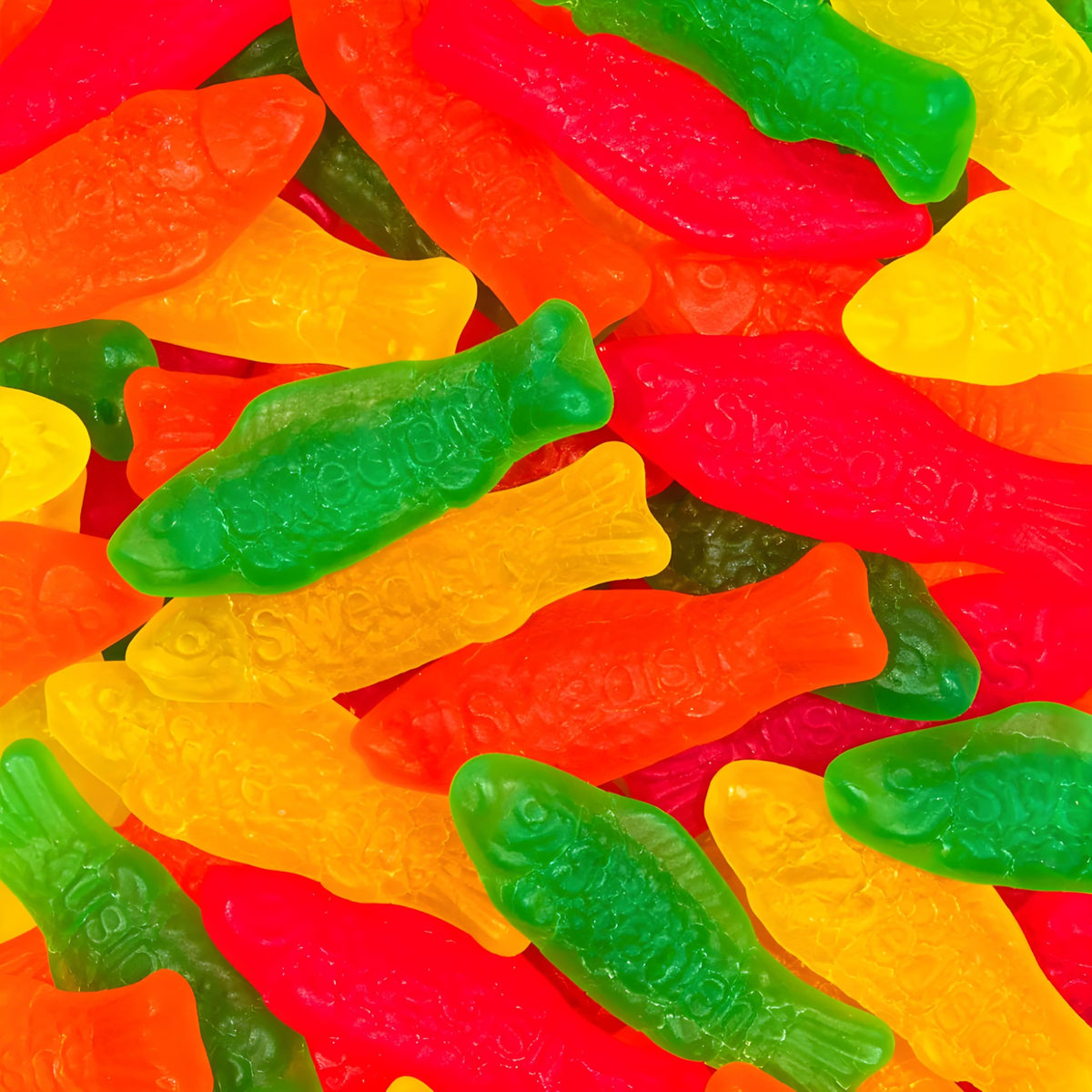 SWEDISH FISH Assorted Soft & Chewy Gummy Candy – 5 lb Bulk Bag