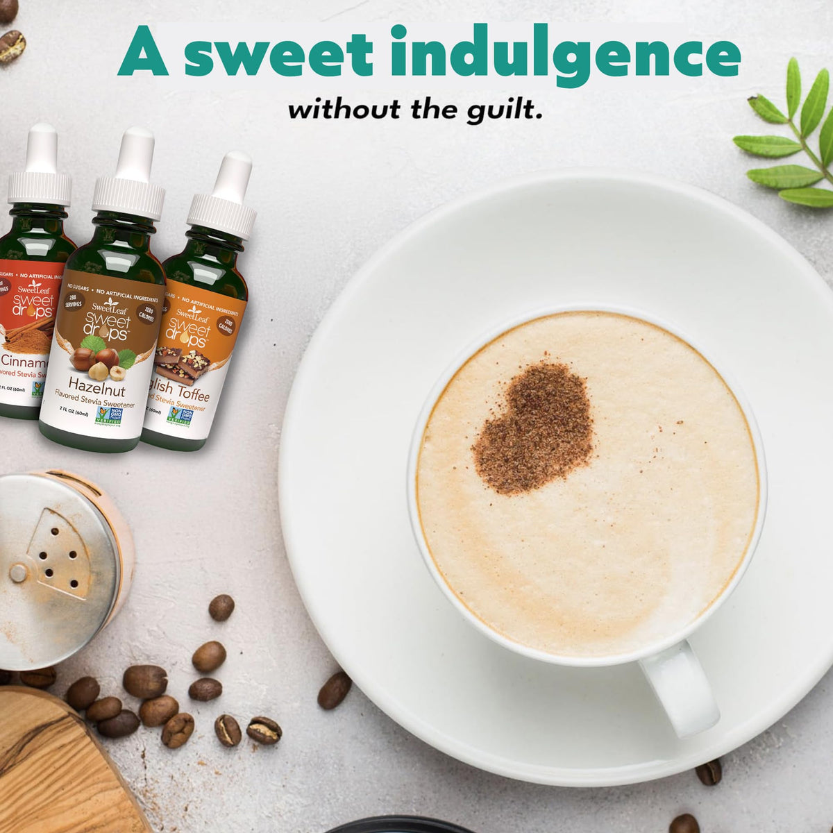 SweetLeaf Sweet Drops - Flavored Stevia Liquid Sweetener, Zero Calorie, Keto Friendly, Gluten Free (4 fl oz, Pack of 2)
