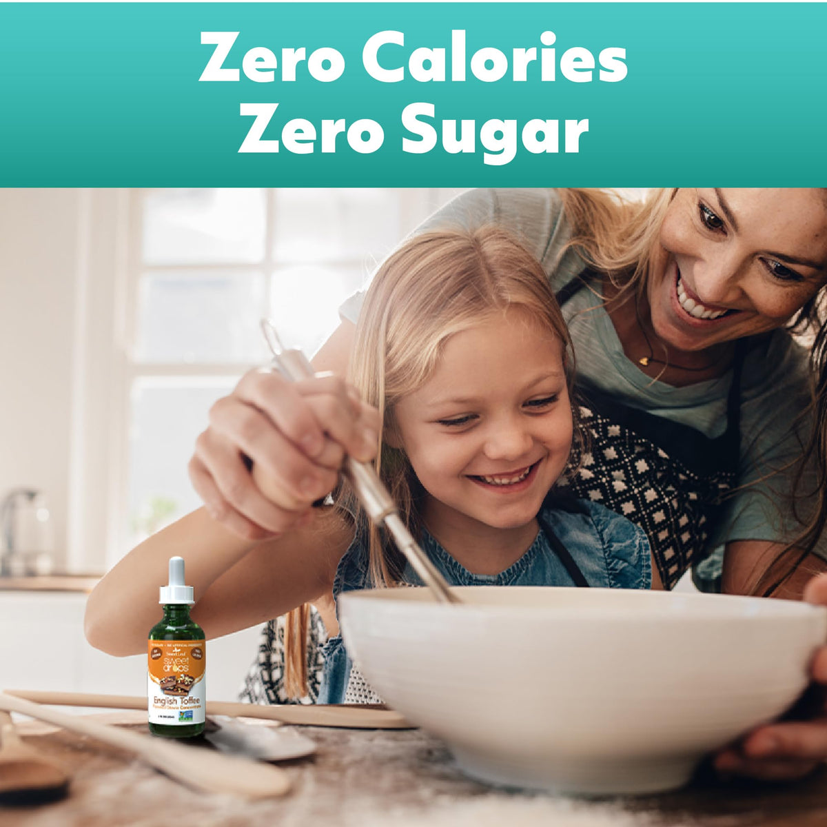 SweetLeaf Sweet Drops - Flavored Stevia Liquid Sweetener, Zero Calorie, Keto Friendly, Gluten Free (4 fl oz, Pack of 2)