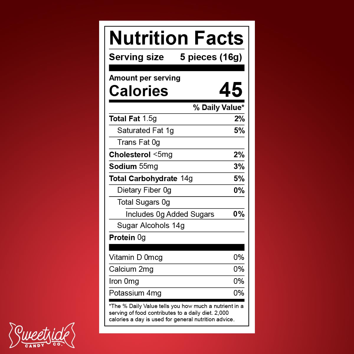 SWEETSIDE CANDY CO. Original Caramel Hard Candies – Sugar Free 2-Pack, 7.7oz Each