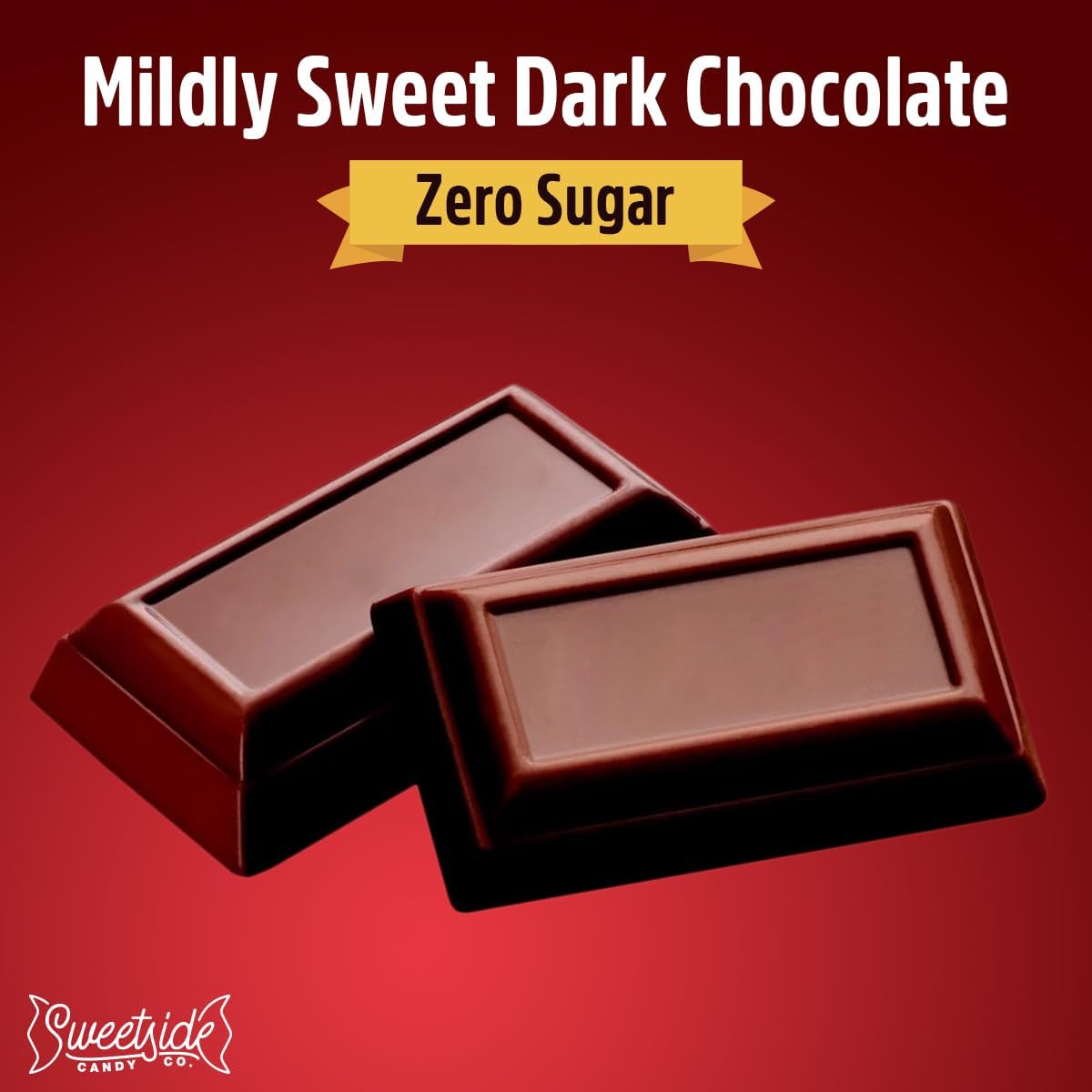 SWEETSIDE CANDY CO Zero Sugar Special Dark Chocolate Bulk Pack – 2 lb