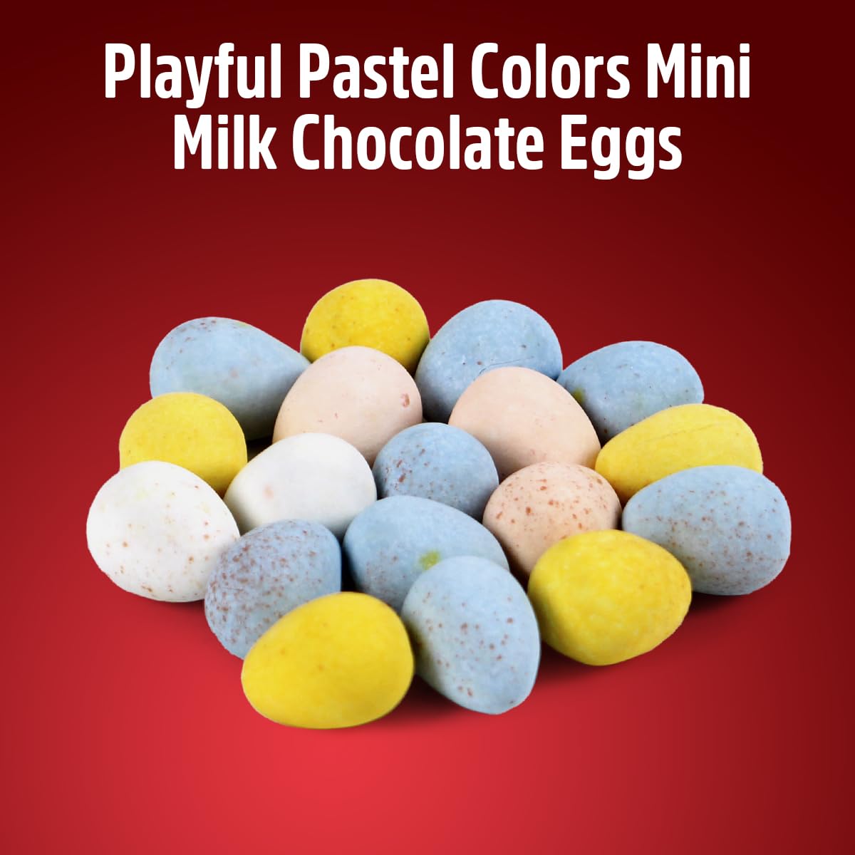 Mini Eggs Milk Chocolate — 2 Bags of 9oz Each | Premium Candy Eggs by SWEETSIDE CANDY CO.