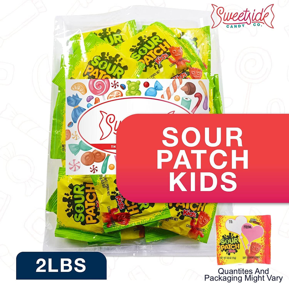 SourPatch Kids Bulk Pack – 2 lb Fun Size, Individually Wrapped | SWEETSIDE CANDY CO.