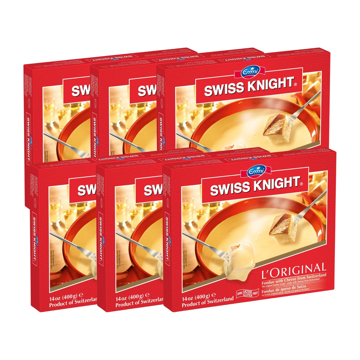 Swiss Knight Cheese Fondue 14oz – 6pk | Authentic Swiss Melt