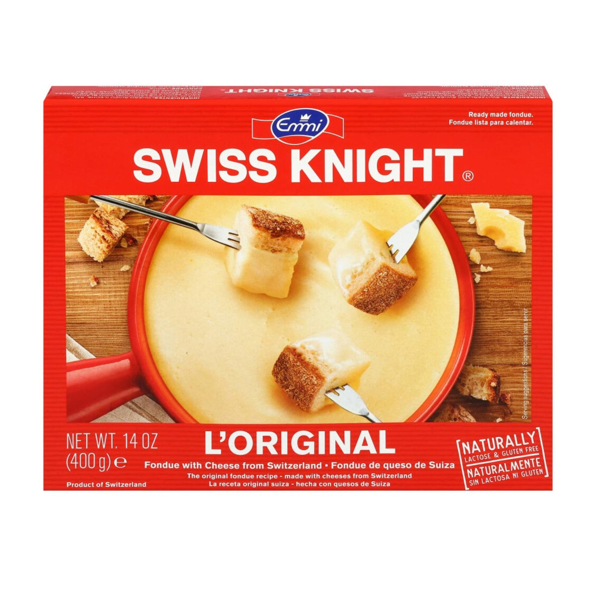 Swiss Knight Cheese Fondue 14oz – 6pk | Authentic Swiss Melt