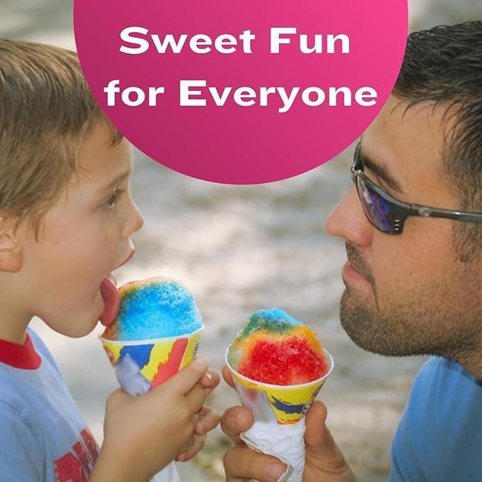 SYRUVIA Snow Cone Syrup 12.7oz — Root Beer, Lime, Orange, Strawberry, Fruit Punch | Kosher & Dairy Free
