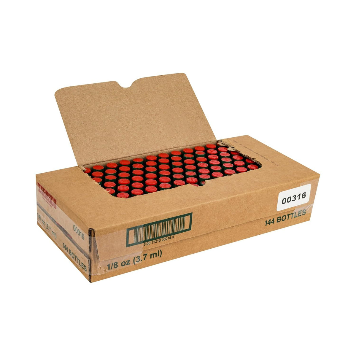 TABASCO Original Red Pepper Sauce – Medium Hot, Mini 1/8 oz Bottles (Pack of 144)