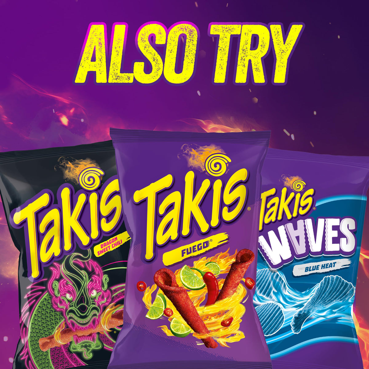 Takis Blue Heat 40 pc Multipack – Ultra Spicy Rolled Tortilla Chips
