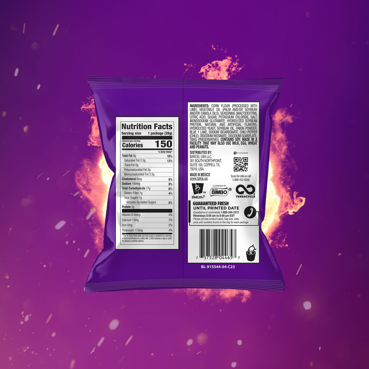 Takis Blue Heat 40 pc Multipack – Ultra Spicy Rolled Tortilla Chips