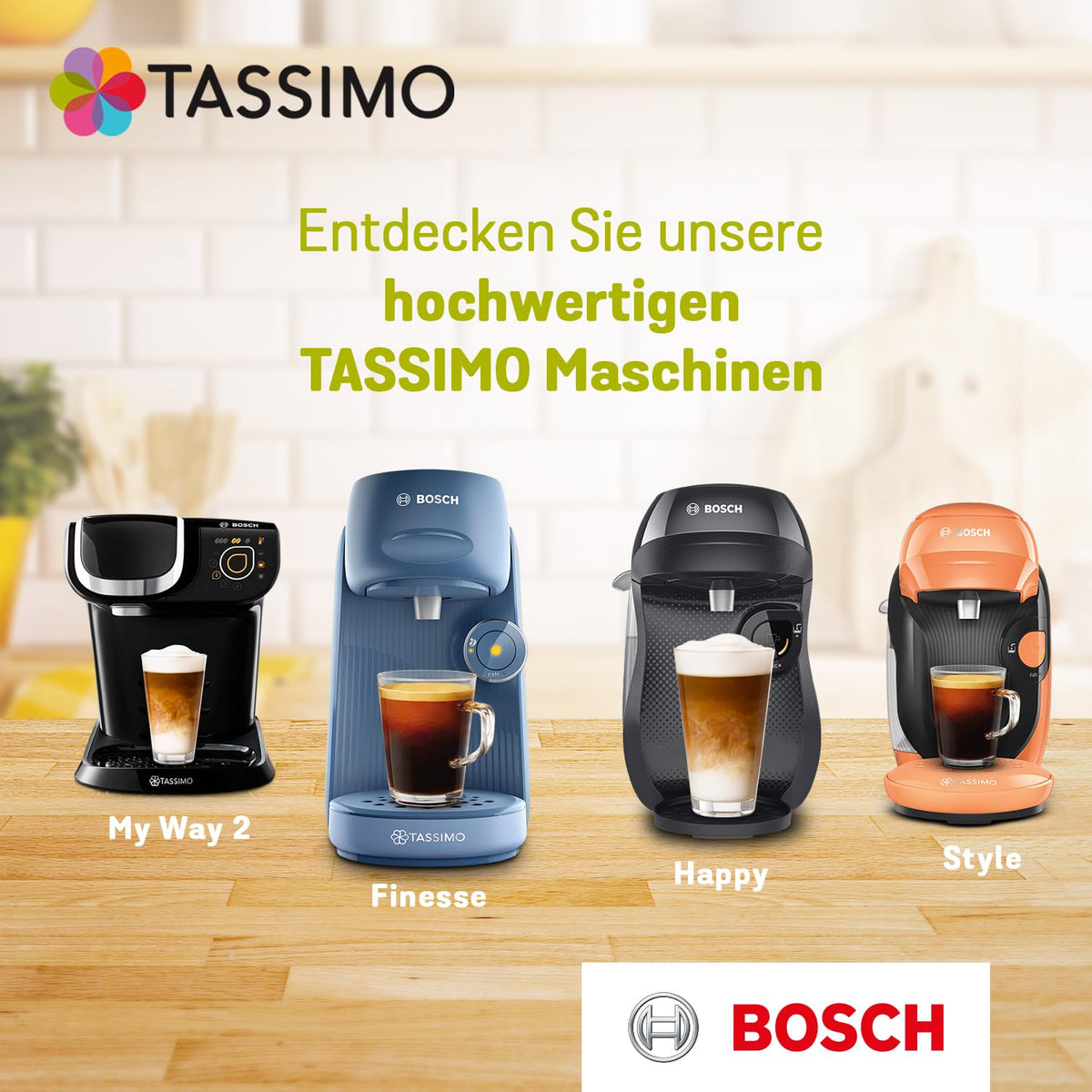Tassimo Jacobs Espresso — Rainforest Alliance Certified, 5 x 16 T-Discs