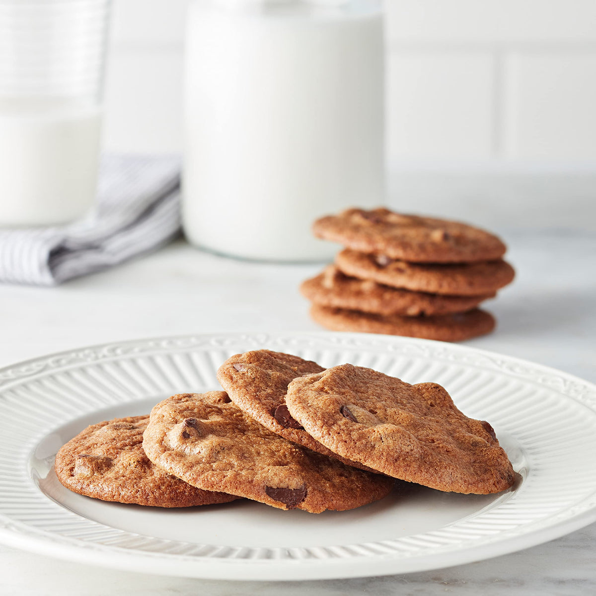 Tate's Bake Shop Cookies Variety Pack – Salted Caramel Chocolate Chip & Chocolate Chip Cookies | 4 Bags