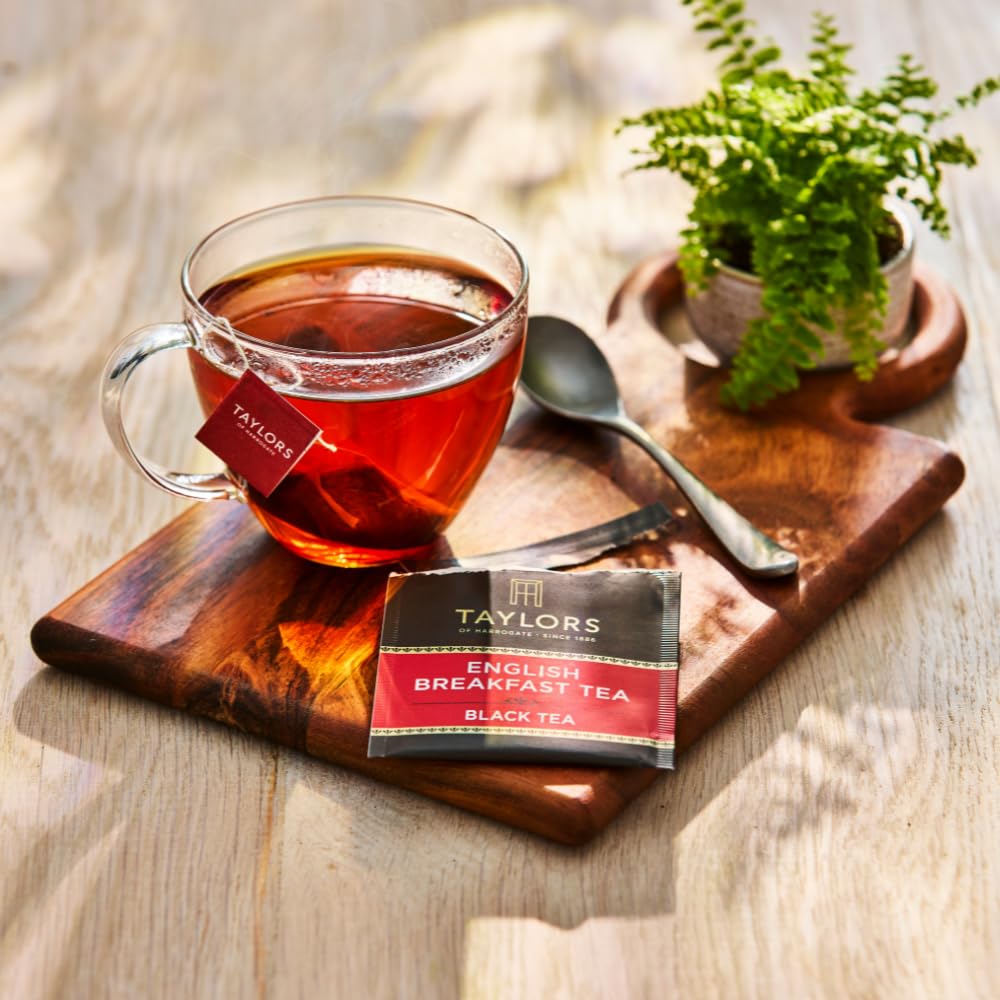 Taylors of Harrogate English Breakfast Tea - 120 Bags (Pack of 6) | Rich, Bright & Malty