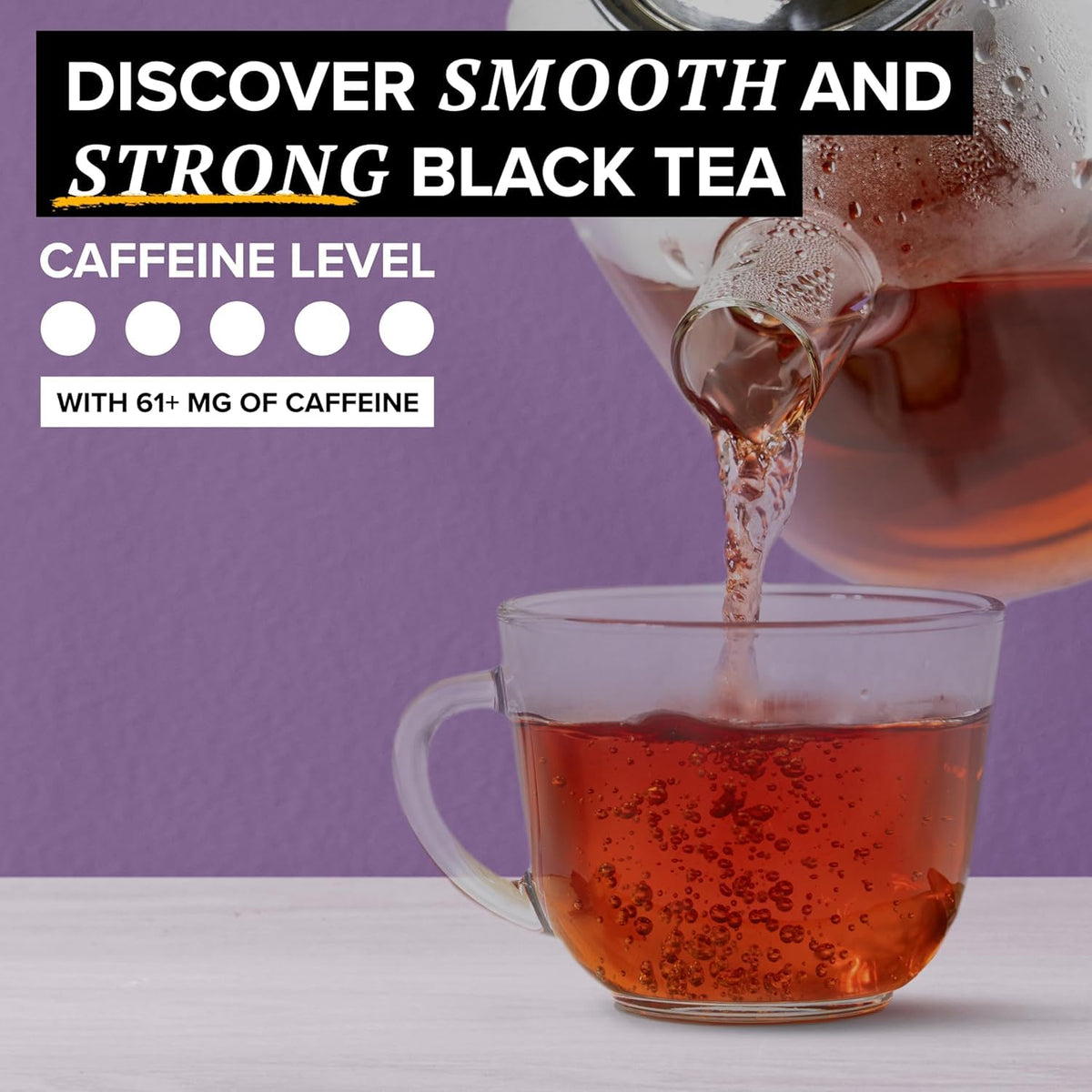 TAZO Organic Earl Grey Tea – Bold Flavor, High Caffeine (6x16 Bags)
