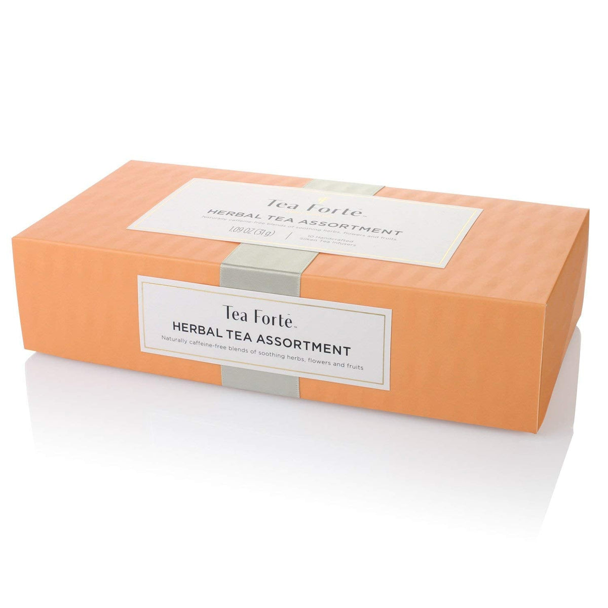 Tea Forte Premium Petite Gift Set — 10 Herbal Pyramid Tea Infusers (2 of Each Blend)