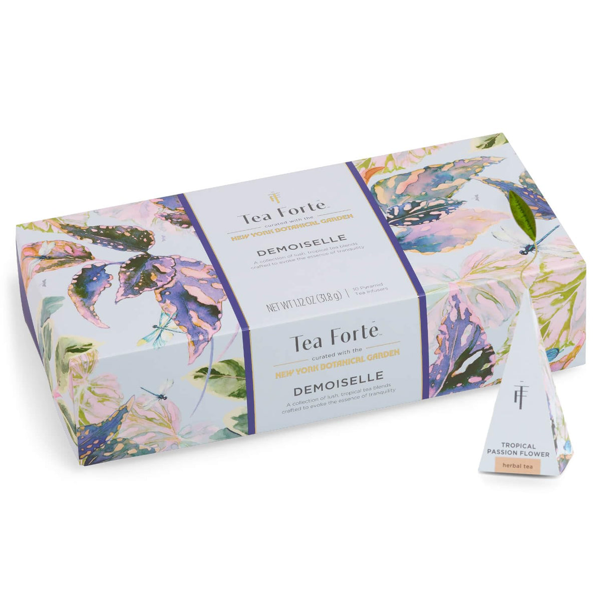 Tea Forte Premium Petite Gift Set Sampler – 10 Pyramid Teas, 2 of Each Blend