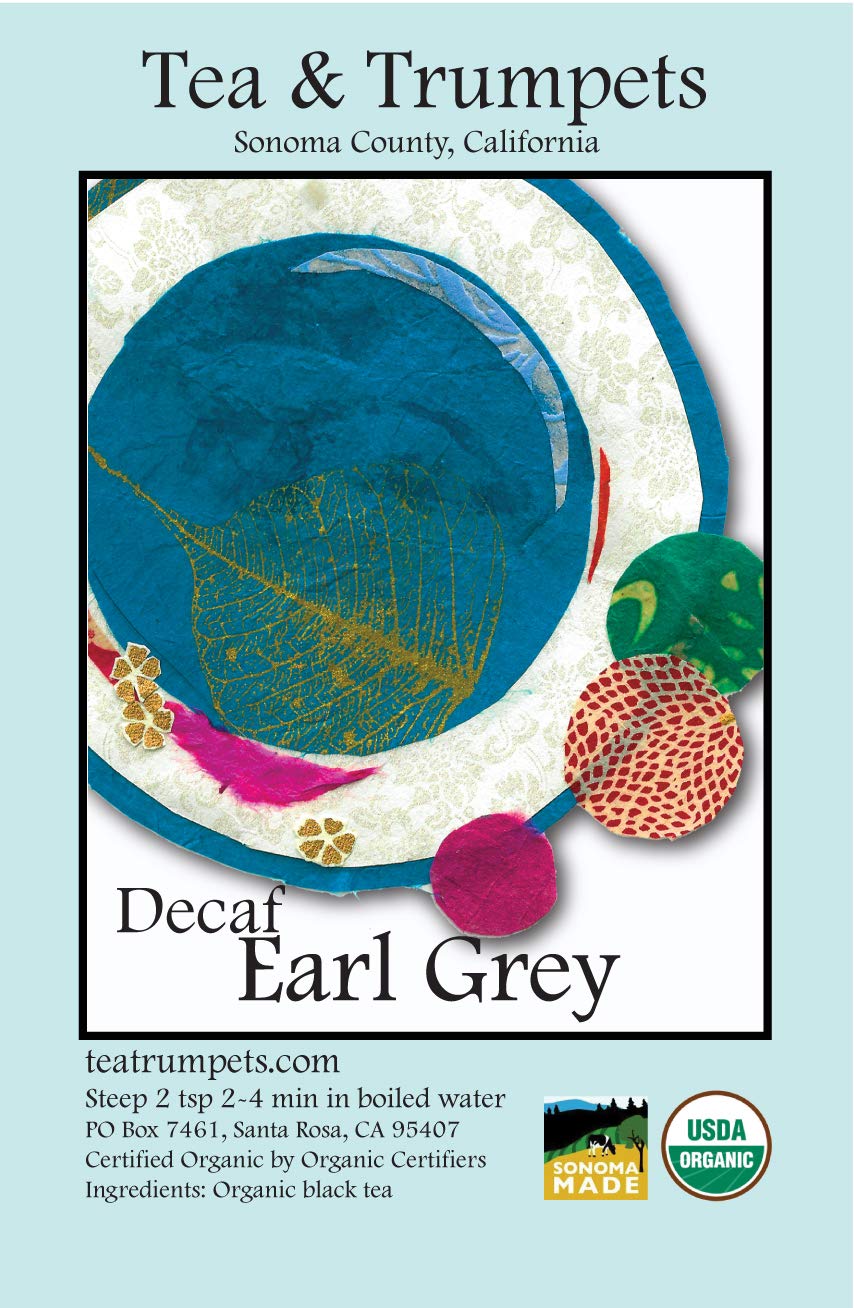 USDA Organic Decaf Earl Grey Loose Leaf Tea – 4 oz | Tea & Trumpets