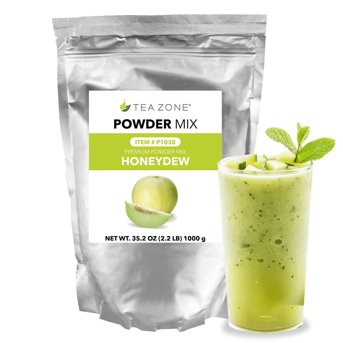 Tea Zone Honeydew Powder 2.2 lb – Premium Mix for Smoothies & Milk Tea | TEA ZONE