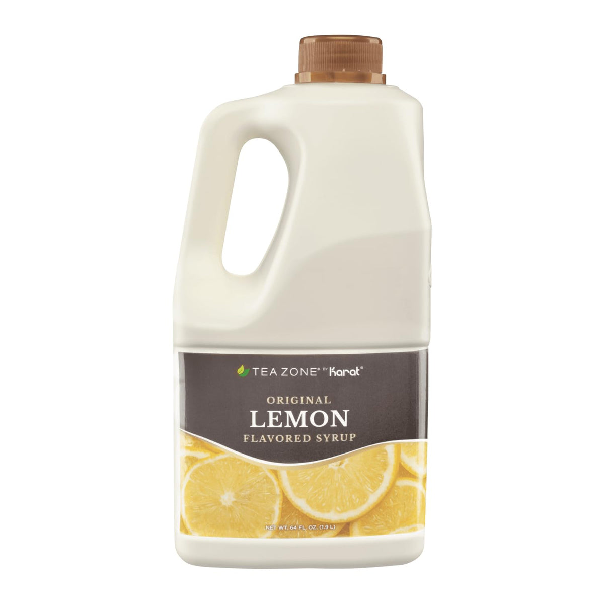 Tea Zone Lemon Syrup 64oz – Real Fruit Flavor for Slushies, Smoothies, and Teas
