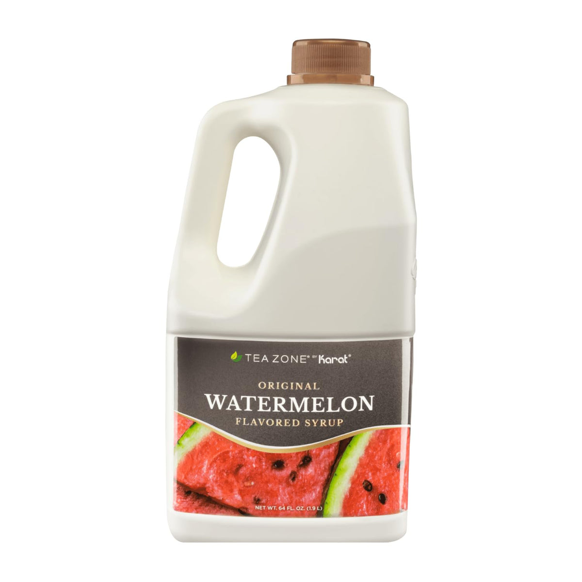 Tea Zone J1091 Watermelon Syrup 64oz – Flavor for Tea, Slushes, Beverages & Cocktails