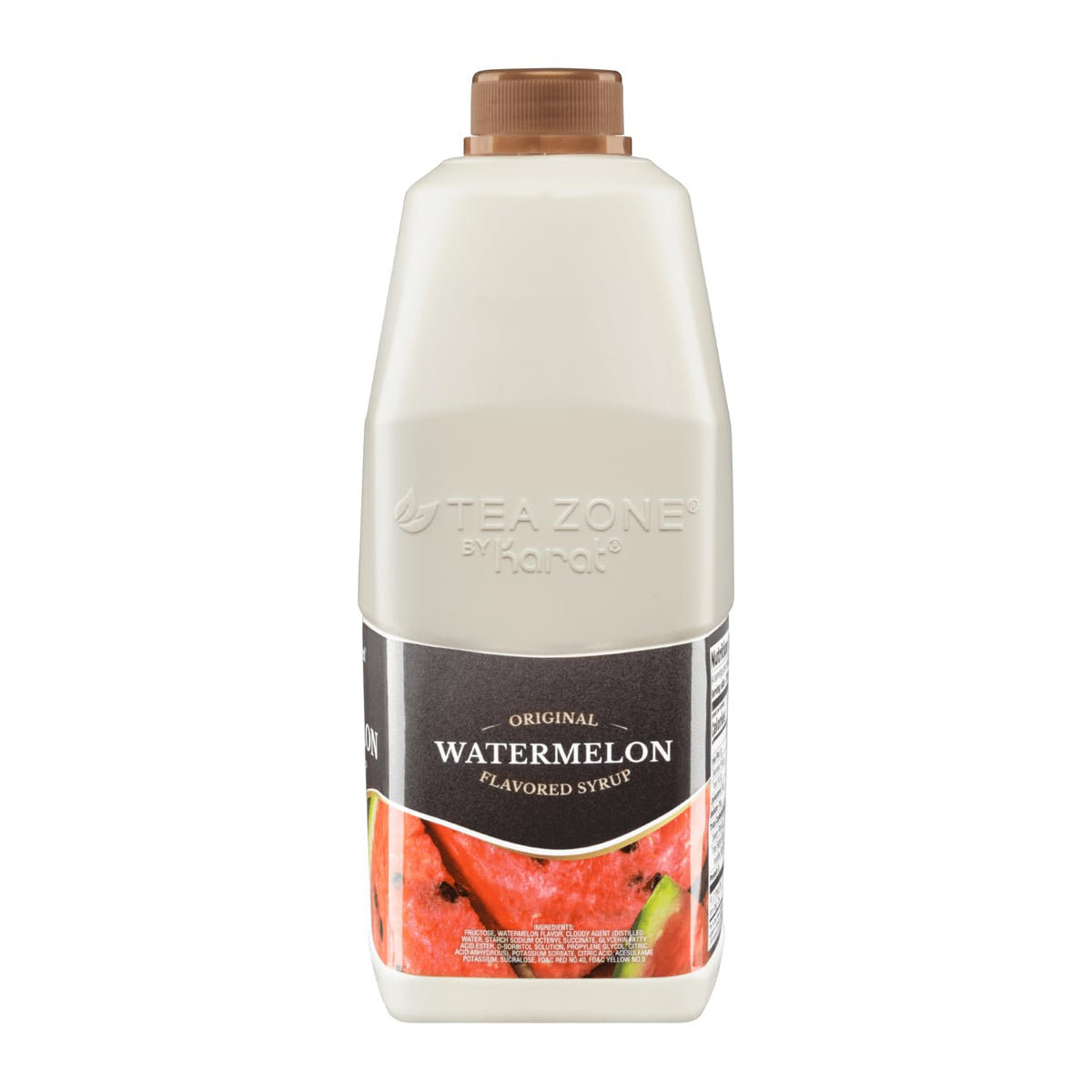 Tea Zone J1091 Watermelon Syrup 64oz – Flavor for Tea, Slushes, Beverages & Cocktails