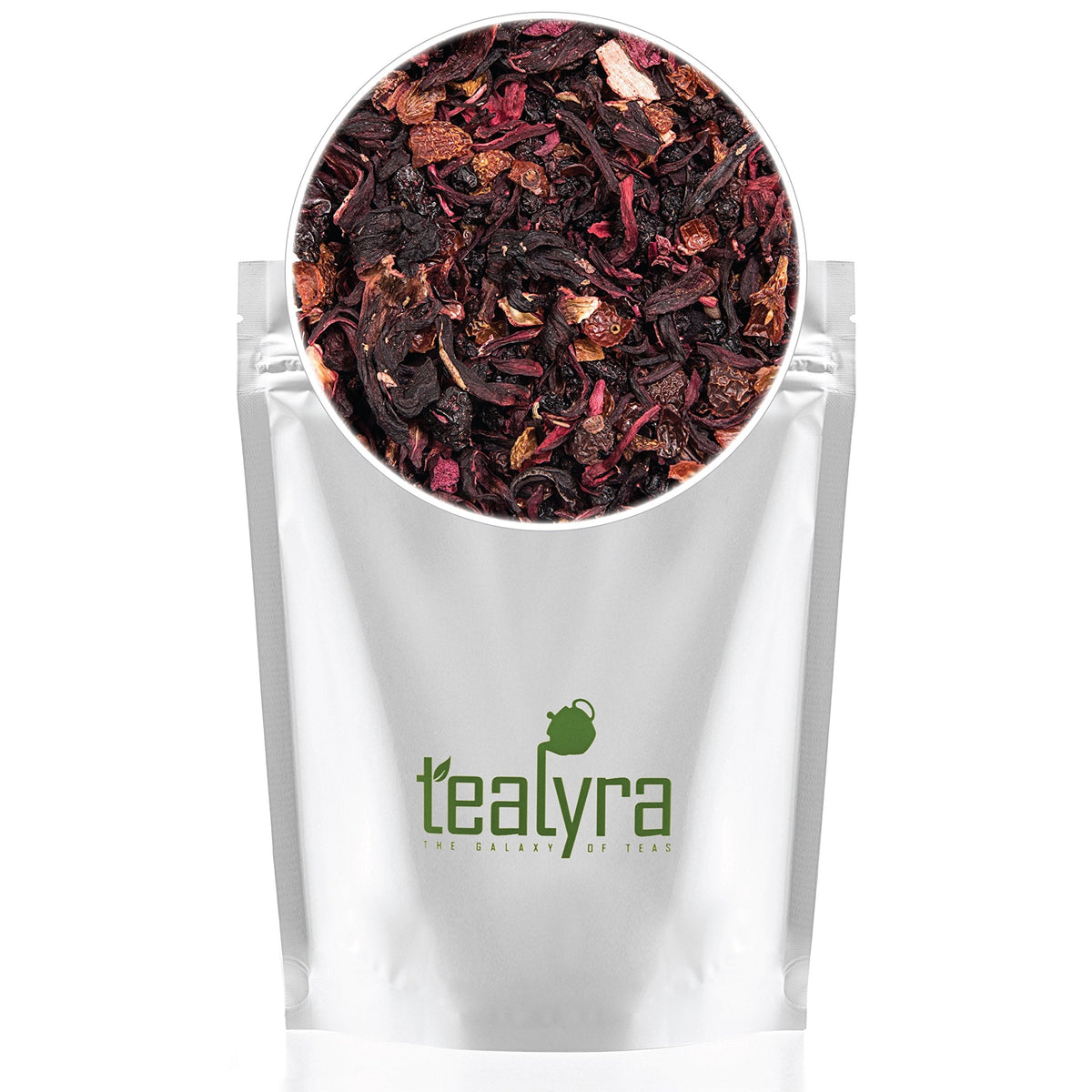 Tealyra Cherry Goddess – Fruity Herbal Loose Leaf Tea, Caffeine-Free, 8 oz