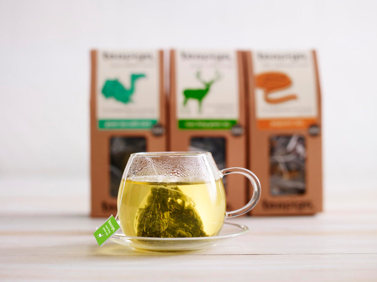 Teapigs Green Tea with Mint Bags – Whole Leaf, Natural, 50 Count