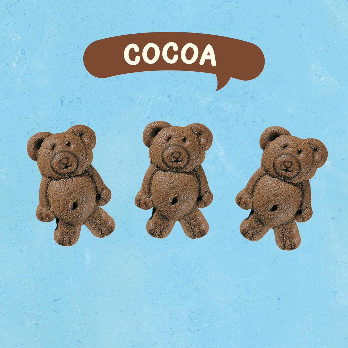 TEDDY GRAHAMS Chocolate Graham Snacks — Bulk 6 x 10 oz Bear-Shaped Crunchy Cookies