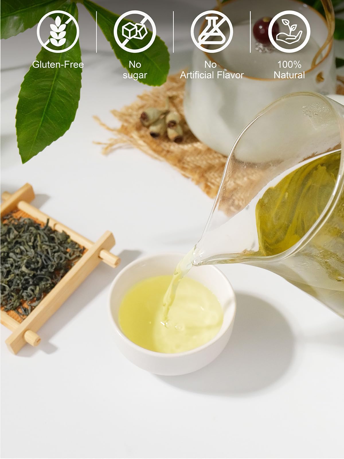 TeeLux Green Tea Loose Leaf – Premium Early Spring, Fresh & Mellow (16oz)