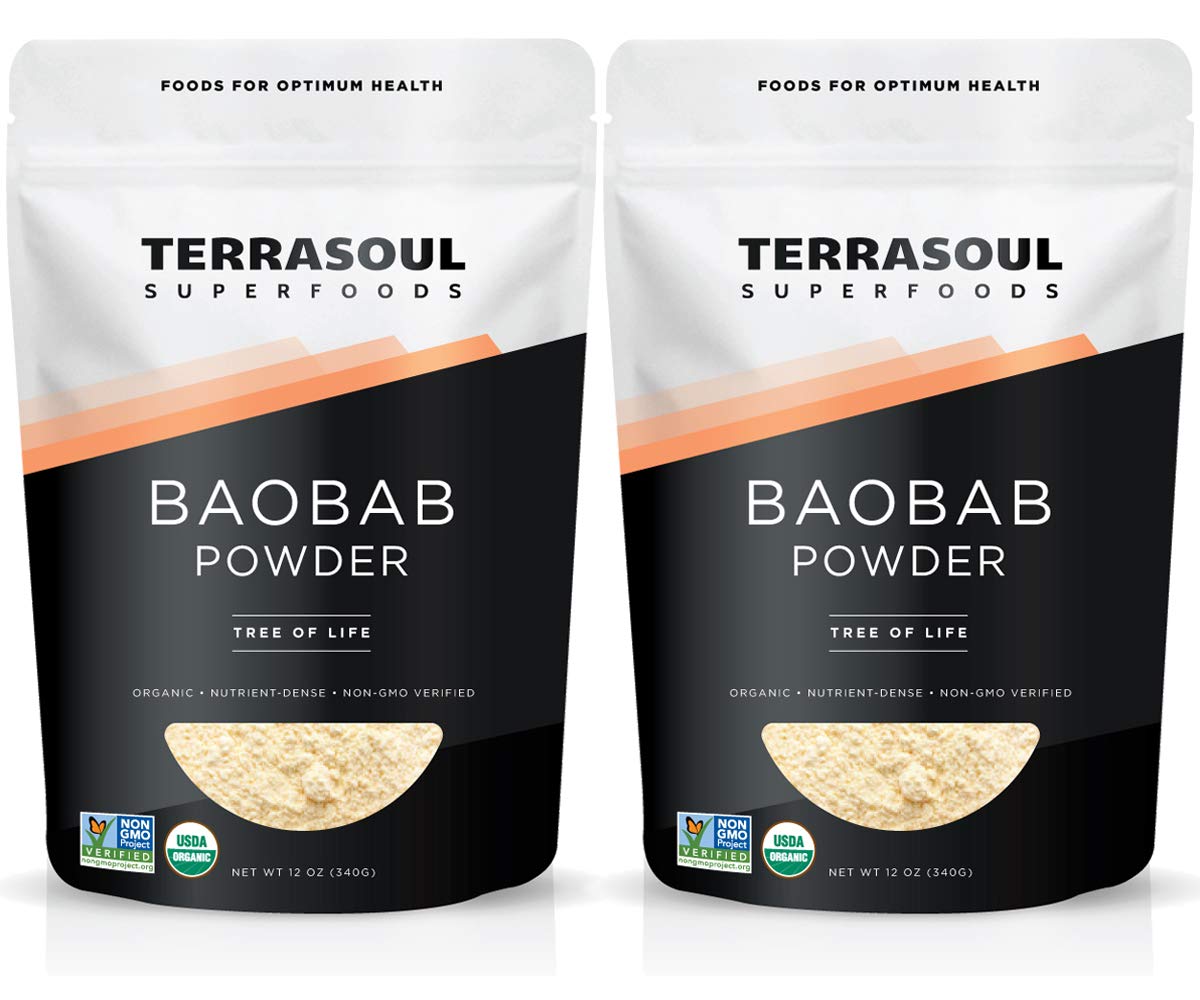 Terrasoul Superfoods Organic Baobab Powder – 1.5 lb (24 oz) | Raw, Gluten-Free, Non-GMO