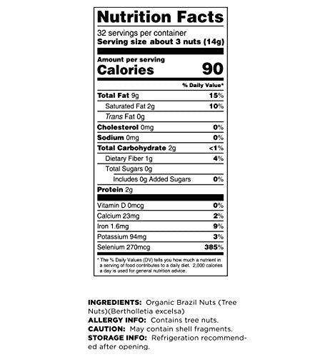 Terrasoul Organic Brazil Nuts, 1 lb — Raw, Unsalted, Selenium-Rich | Terrasoul Superfoods