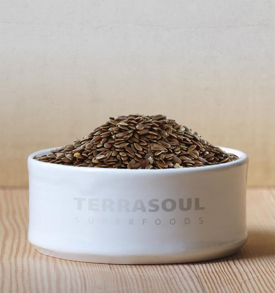 Terrasoul Organic Brown Flax Seeds, 4 Lbs (2 Pack) – Non-GMO, Raw, Vegan