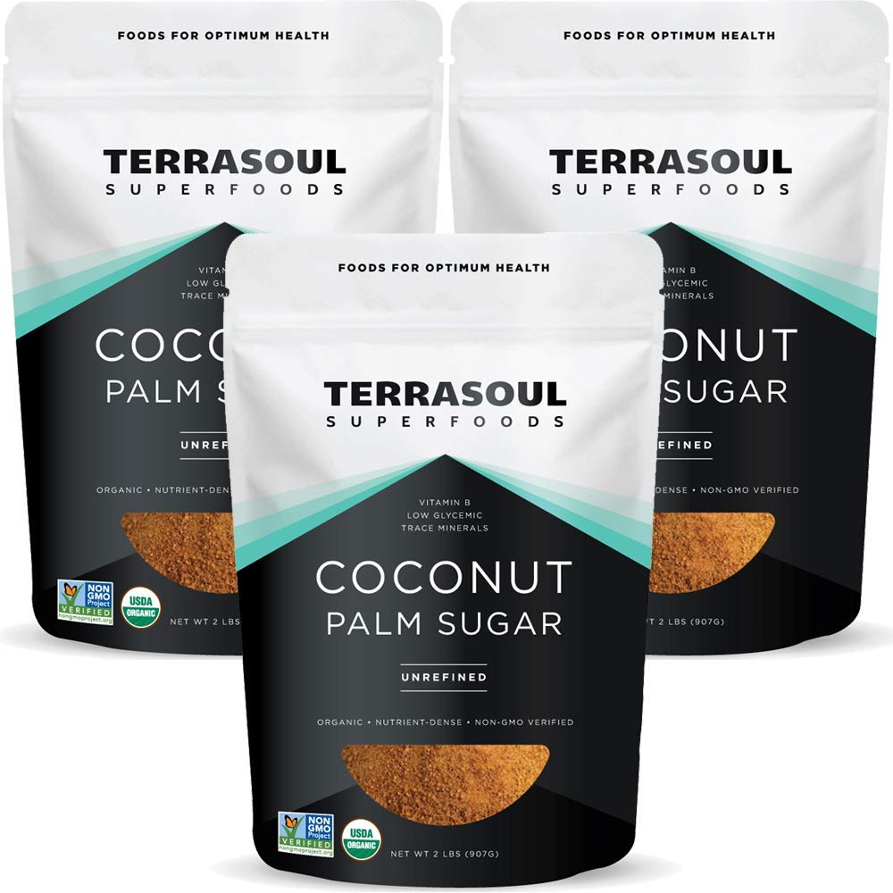 Terrasoul Superfoods Organic Coconut Sugar - 6 Pounds | Natural, Low-Glycemic Sweetener