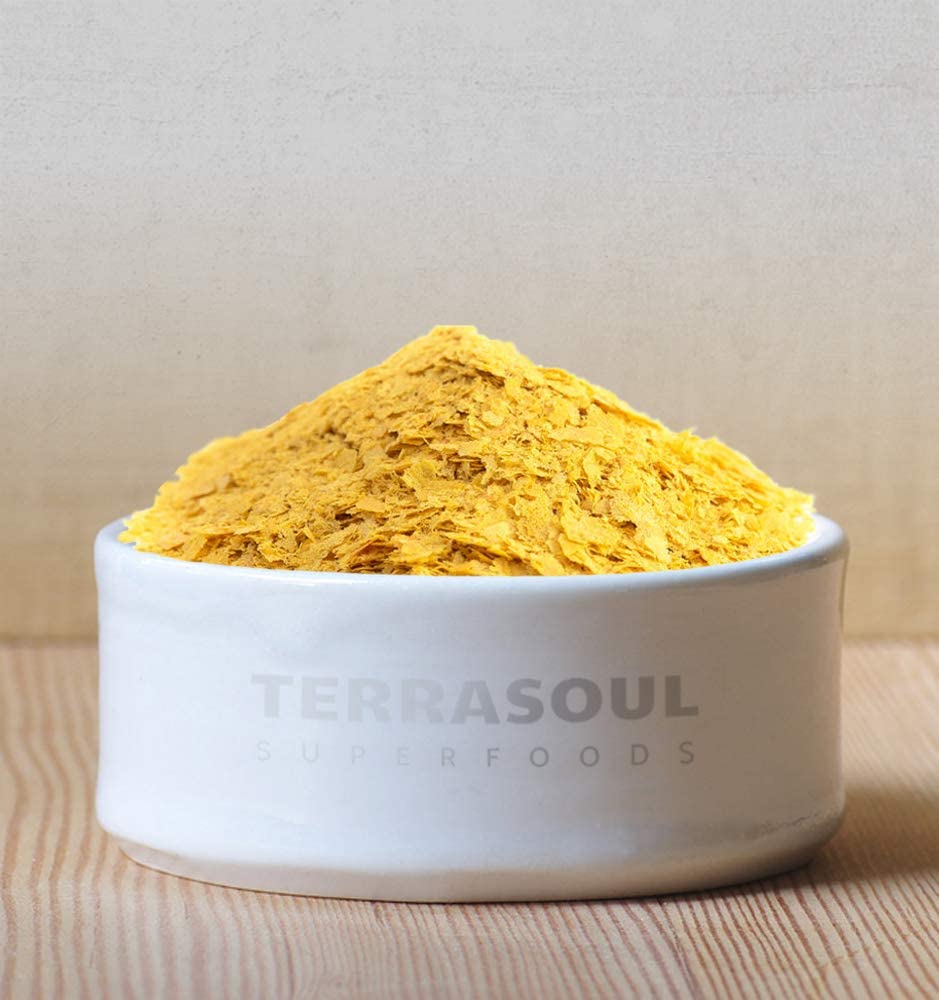 Terrasoul Superfoods Premium Nutritional Yeast Flakes – 2 Lbs Pack, Fortified, Savory Vegan Cheese & Seasoning