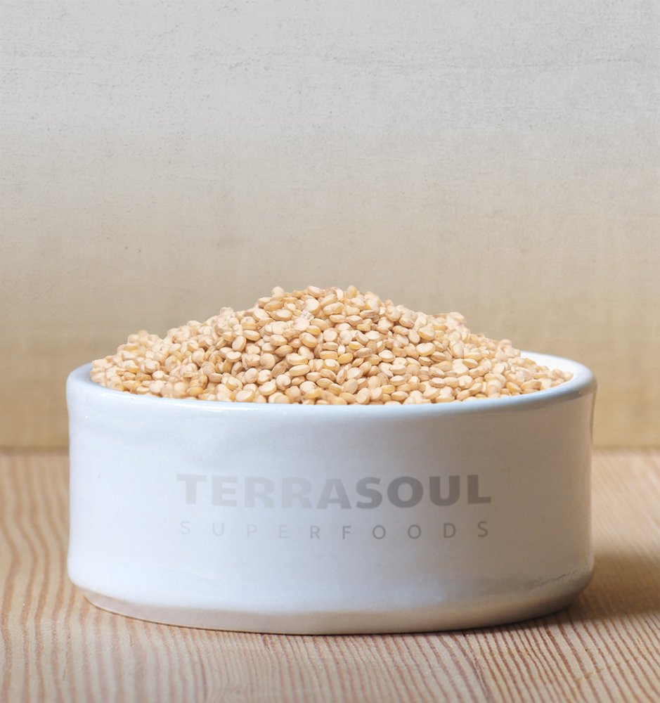 Terrasoul Organic White Quinoa, 4 Lbs – Pre-Washed, Gluten-Free, Plant Protein